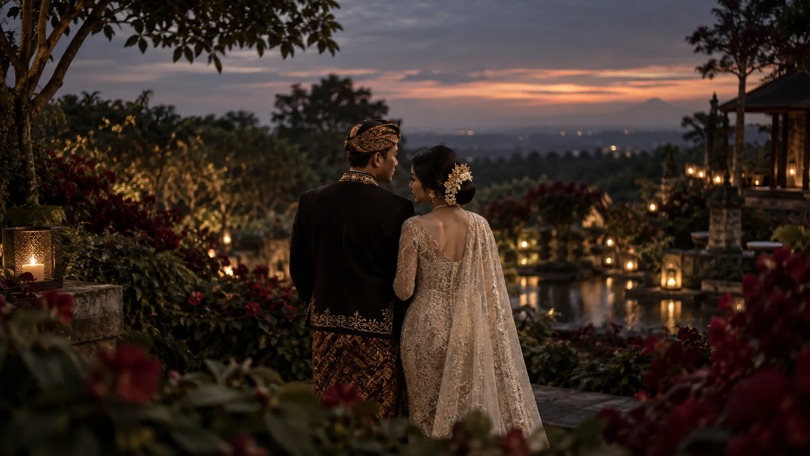 Foto pasangan saat senja